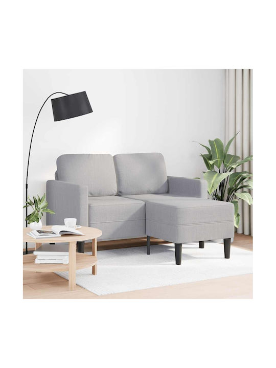 Ecksofa Grau 125x118x85cm