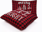Χριστουγεννιάτικη Τραβέρσα Merry & Bright Red M...