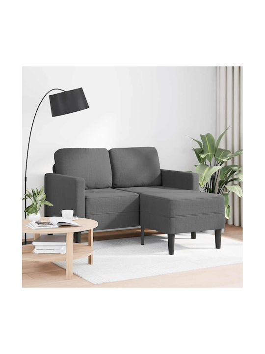 Ecke Sofa Dark Gray 125x118x85cm
