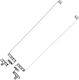 Hinges Set for Toshiba Satellite M300-st3401 M300-st3402 M300-st3403 M300-st4060 M305 M305-s4815 M305-s4819 M305-s4820 M305-s4822 M305-s4826 M305-s4835 Code 1-hng0049