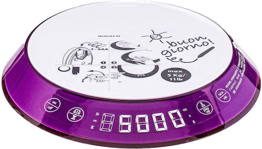 Casa Bugatti Glamour Digitale Küchenwaage Bis 5kg Lila