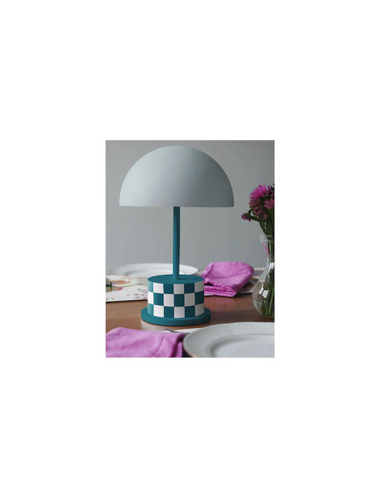 Tragbare LED-Lampe Riviera Printworks Pw00593 Türkis Weiß