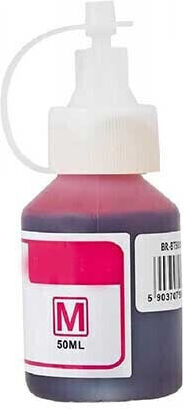 Compatible Brother Eco Tank Bt5000 Magenta Bottle Ink 50ml Compatible with Brother Dcp-t300 Brother Dcp-t500w Brother Dcp-t700w Brother Dcp-t800w Bt5000
