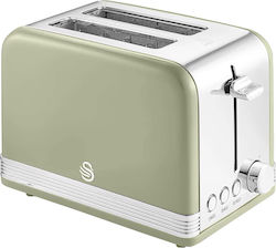 Swan Retro Toaster 2 Schlitze 815W Gray