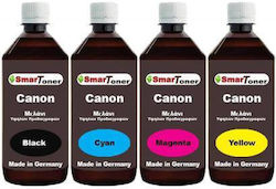 Canon Set 4 x 50ml Schwarz Cyan Magenta Gelb Tinte Anti-UV Farbstoff Nachfülltinte Canon Farbstofftinte Canon 50ml Bk C M Y-Farbstoff Canon Set 4 x 50ml Schwarz Cyan Magenta Gelb Tinte Anti-UV Farbstoff Nachfülltinte Canon Farbstofftinte Canon 50ml Bk C M Y-Farbstoff