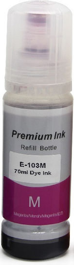 Compatible Ink Epson 103 Magenta 70ml Epson L1100 L1110 L1110meaf L3100cis L3110 L3110meaf L3111 Ecotank L3100 L3110 L3111 L3150 L3151 L3160 L5190