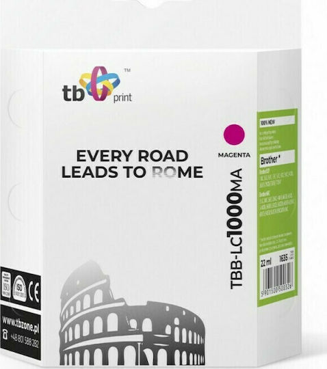 Tb Print Ink Brother Lc1000 Magenta Tbb-lc1000ma