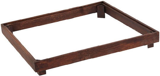 Espiel Wood-well Dark Straight Wooden Base Stackable Gn1/2 34x28x5cm Code Kop352