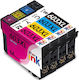 Μελάνι Epson Συμβατό 603xl Bk C M Y Multipack Σελίδες:500/350 Colour 4150 3100 3150 2150 2105 2155 2100 3105 4100 4105 4155 2810dwf 2830dwf 2835dwf 2850dwf 2870dwf 2820dwf 2840dwf 2845dwf