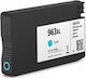 Tinte HP Kompatibel 963XL C 3JA27AE Aktualisierter Chip-Firmware 27 01 2025 Seiten:1600 Cyan 9010 9012 9013 9014 9015 9016 9019 9020 9022 9025 9023