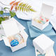 Weiße Papierbox 8x8cm 1Stk