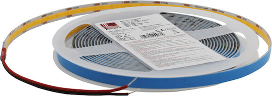 Adeleq Ταινία LED 12V Θερμό Λευκό Φως 5m Τύπου COB