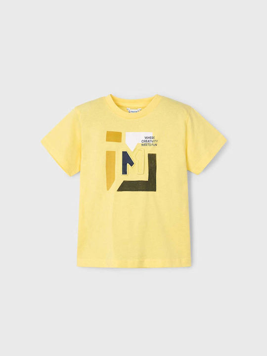 Mayoral Kinder-T-Shirt Gelb