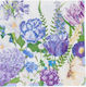 Șervețele de petrecere Albastru 16.5x16.5cm. 20buc