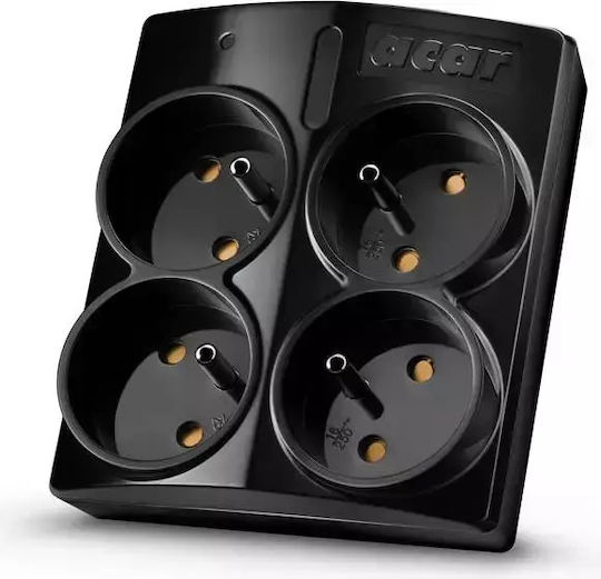 Acar Steckdosenleiste 4 Positionen mit USB-A