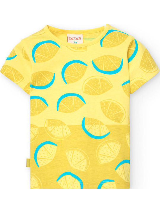 Boboli Παιδικό T-shirt Κίτρινο