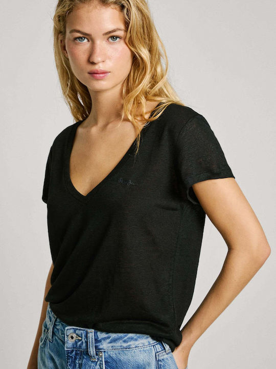 Pepe Jeans Megan Γυναικείο Αθλητικό T-shirt Fas...
