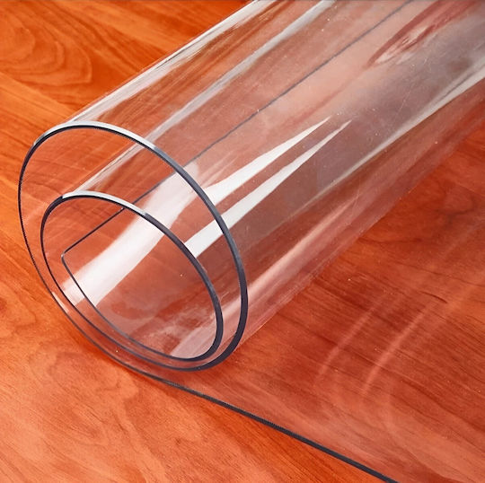 Transparent Silicone Tablecloth 120x80 Cm Thickness 1.2 Mm Glass-like Appearance