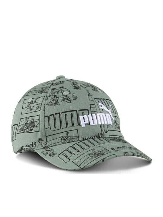PUMA Kids' Hat Jockey Fabric Green