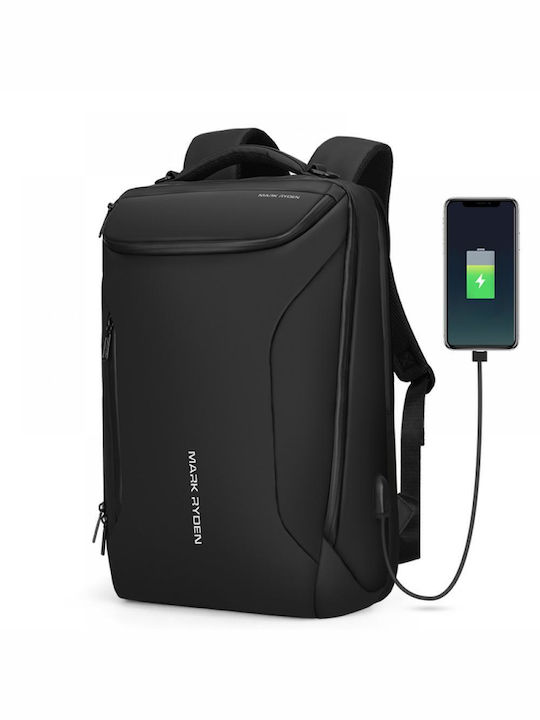 Mark Ryden Rucsac Impermeabil Pentru Laptop 17.3" Cu Port USB În Culoare Neagră
