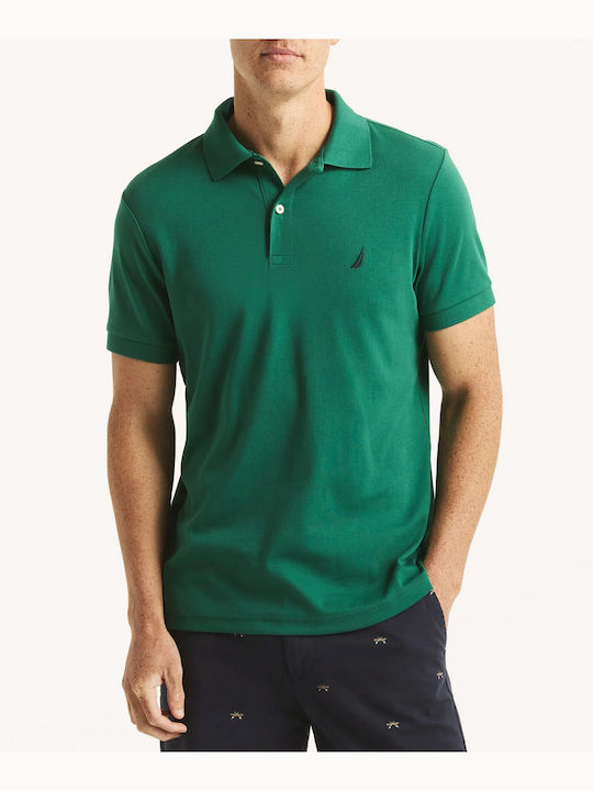 Nautica Polo Short Sleeve Green Blouse