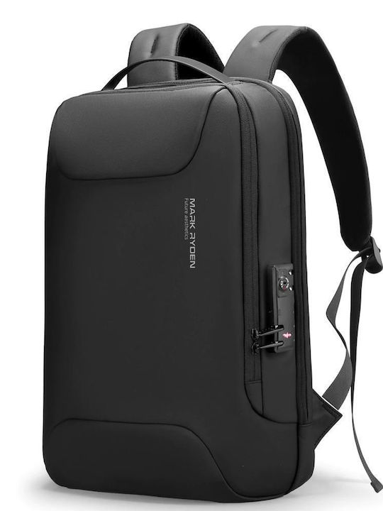Mark Ryden Αδιάβροχη Τσάντα Πλάτης για Laptop 15.6" με Θύρα USB σε Μαύρο χρώμα