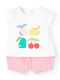 Kids' Set with Shorts Summer 2pcs White