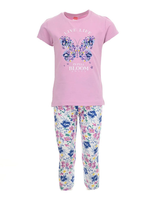 Joyce Kinder-Set mit Leggings Sommer 2Stück Lilac