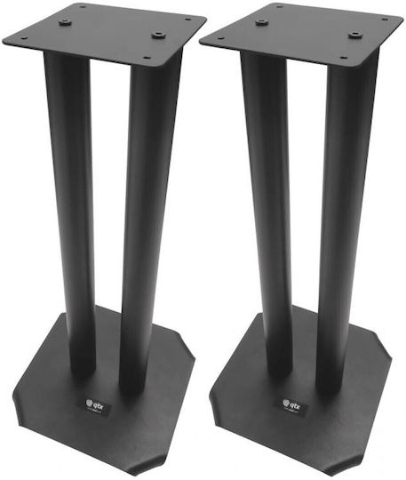 QTX Sound Lautsprecherständer Boden ST-SAND 50cm (Paar) in Schwarz Farbe