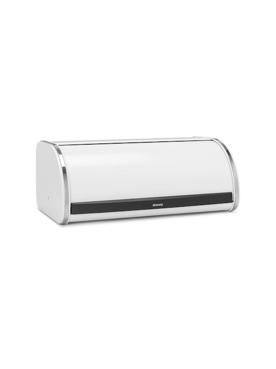 Brabantia Roll Top Bread Box Inox White 44.5cm