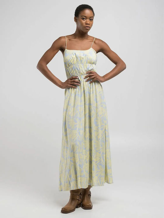 Καλοκαιρινό Maxi Φόρεμα Lillac, Pastel Yellow