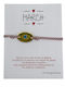 LiebeQueen Women's Bracelet Martaki with design Eye made of Cord