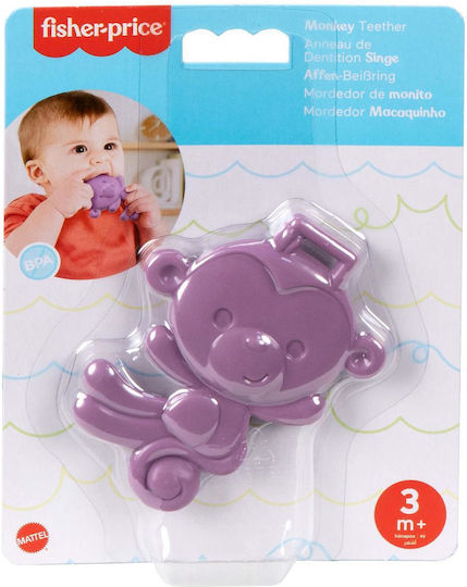 Fisher Price Monkey Μασητικός Κρίκος Οδοντοφυΐας για 3 m+