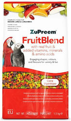 Пелетирана храна за средни и големи папагали Zupreem Fruitblend 7.5 кг