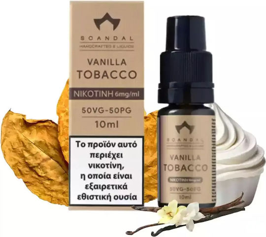 Scandal Έτοιμο Υγρό Αναπλήρωσης Vanilla Tobacco 6mg 10ml