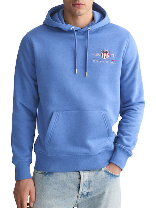 Gant Archive Shield Hanorac cu Glugă Vintage Blue