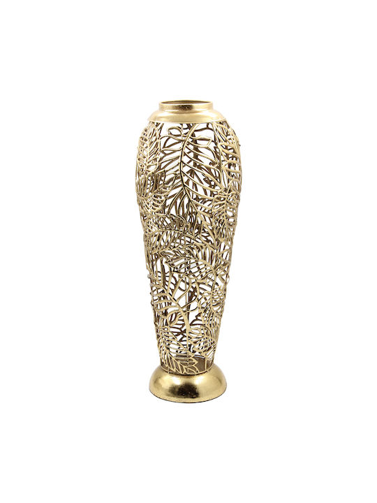 Keskor Decorative Vase Gold 22x22x60cm
