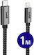 Buddi Flex USB-C to Lightning Cable 20W Black 1m