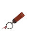 3 Cats Keychain Leather Orange