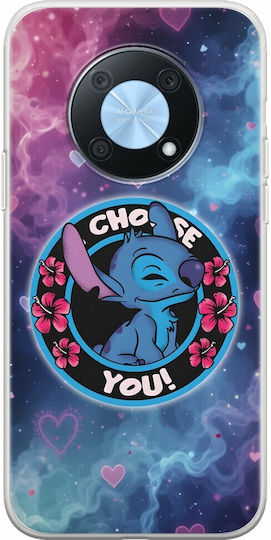 Case I Choose You Blue Huawei Nova Y90 Flexible TPU Transparent Silicone