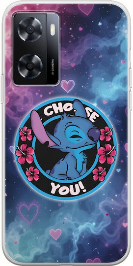 Ich wähle dich Blau Oppo A57s Flexibles TPU Transparentes Silikon Case
