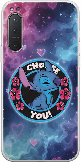 Case I Choose You Blue Sony Xperia 5 Flexible TPU Transparent Silicone