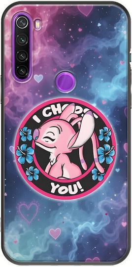 Carcasă Roz „I Choose You” pentru Xiaomi Redmi Note 8 2021, TPU Negru, Silicon Negru