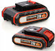Rosfix Werkzeugbatterie Lithium 21V mit Kapazität 1.5Ah