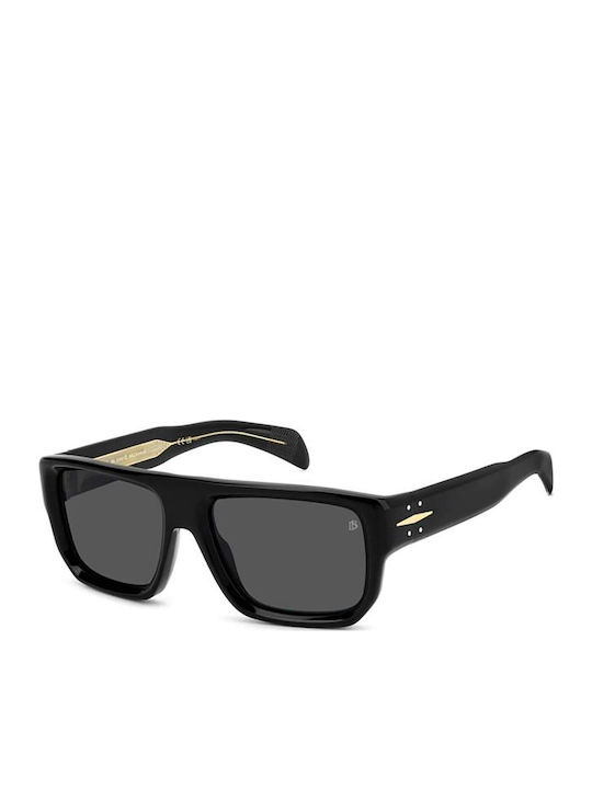 David Beckham Men's Sunglasses with Black Plast...