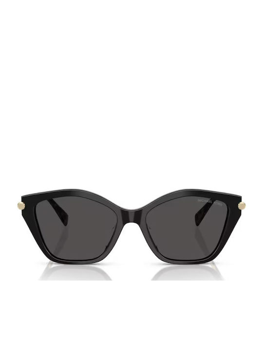 Michael Kors Catskills Feminini Ochelari de soare cu Negru Cadru și Negru Lentilă