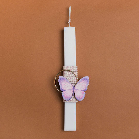 Beauty Home Candle 33cm Butterfly Ring