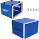 Metal Case Blue Instruments 210x140x270mm