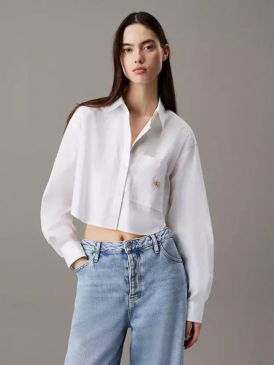 Women's Long Sleeve Shirt White