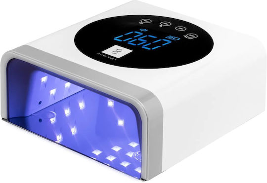 Activeshop Επαναφορτιζόμενο Φουρνάκι Νυχιών UV / LED Μπαταρίας 72W Λευκό